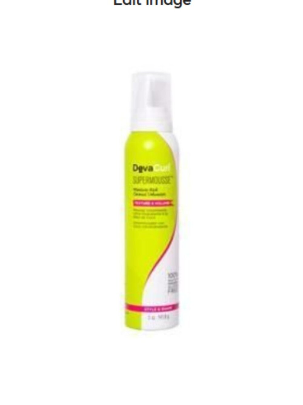 MSRP $34 | DevaCurl SuperMousse Moisture-Rich Coconut Volumizer – 5 oz – NEW